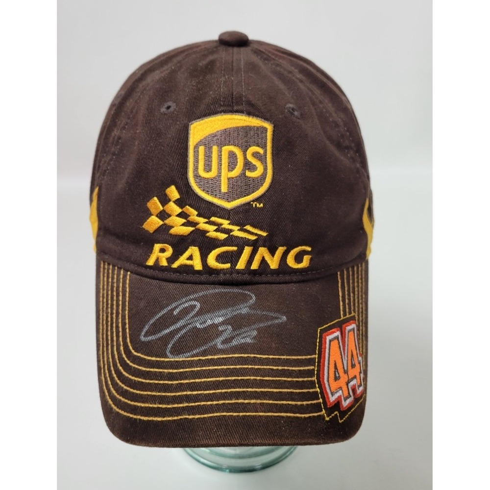 Vtg NASCAR UPS‎ Racing David Reutimann 44 Signed Autographed Hat Cap Chase